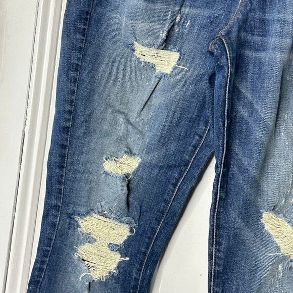 J Brand Jeans Distressed Caitland Slim Boyfriend Blitz Jeans Women's Size 27 - Picture 7 of 10